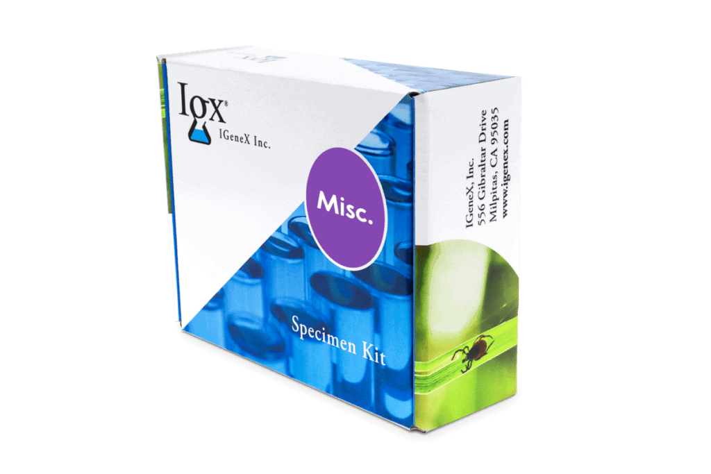 Cerebral Spinal Fluid, Placenta, and Breast Milk Test Collection Kit for Tick-Borne Diseases